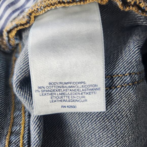 Lands End Jeans Womens Sz 16 Mid Rise Boot Cut Medium Wash - Picture 10 of 11